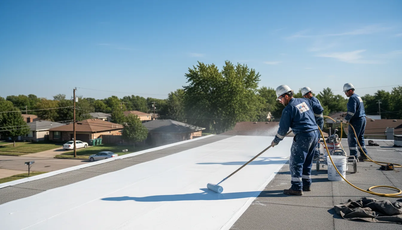 Commercial roof coating in Commercial Point, OH near me